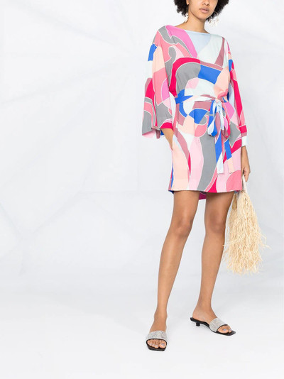 EMILIO PUCCI abstract-print coverup outlook