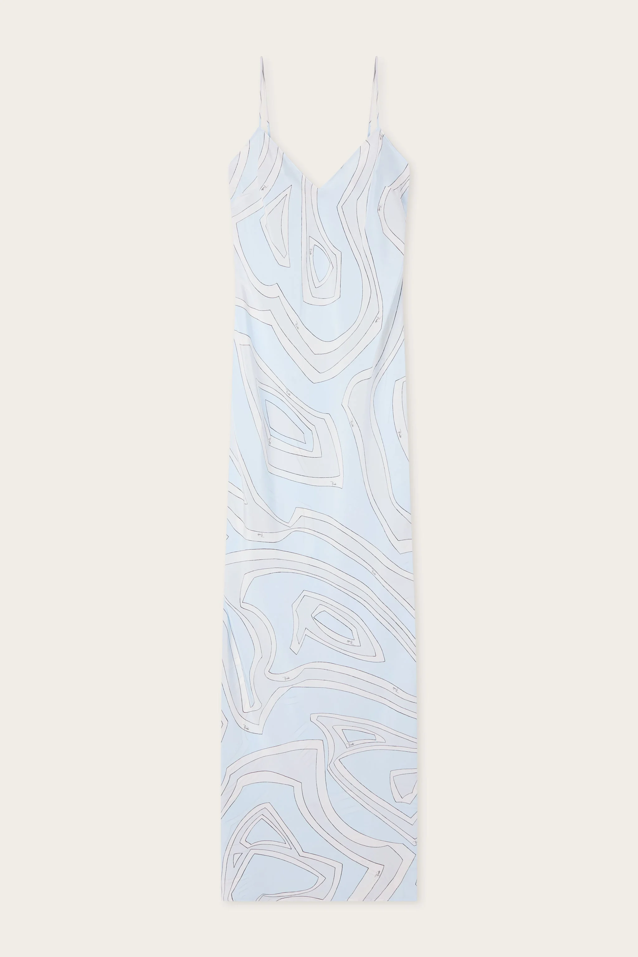 LABIRINTO PRINT CRÊPE DE CHINE DRESS - 1