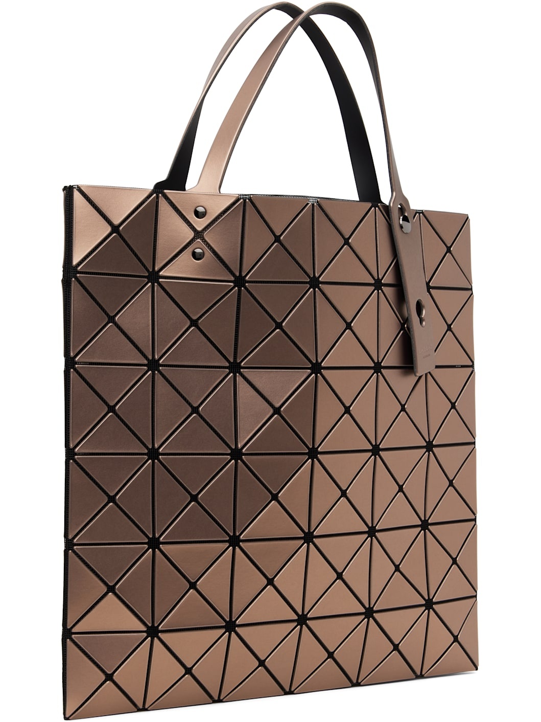 Brown Lucent Metallic Tote - 2