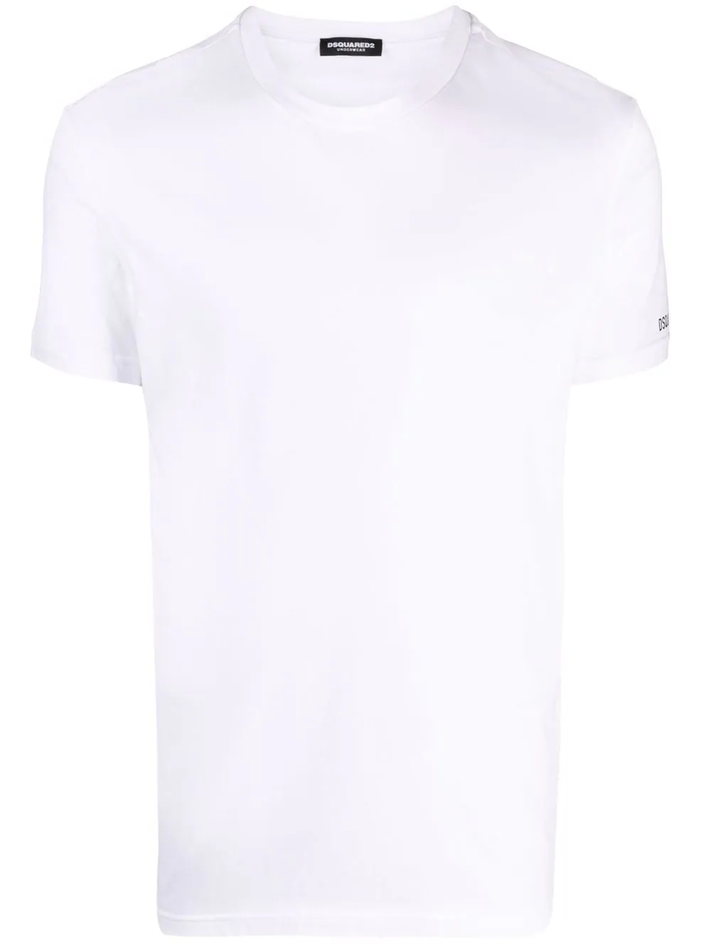 logo-print sleeve T-shirt - 1