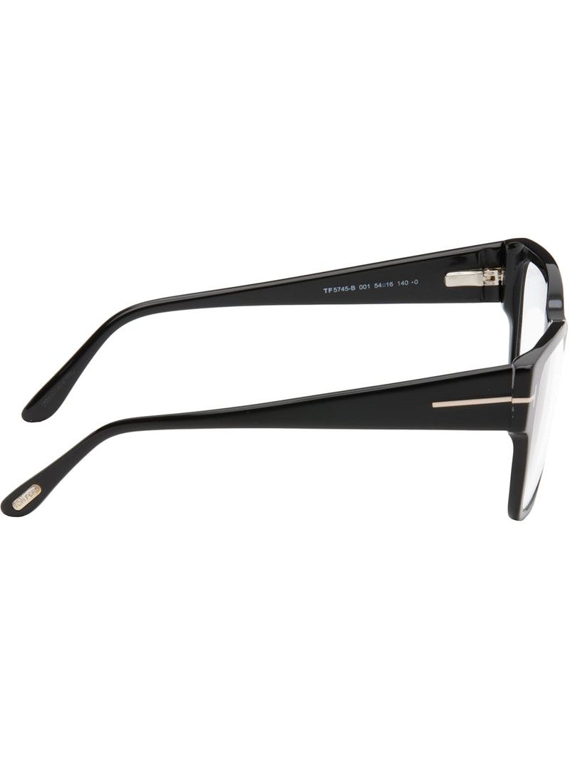 TOM FORD Black Blue Block Square Shape Glasses outlook