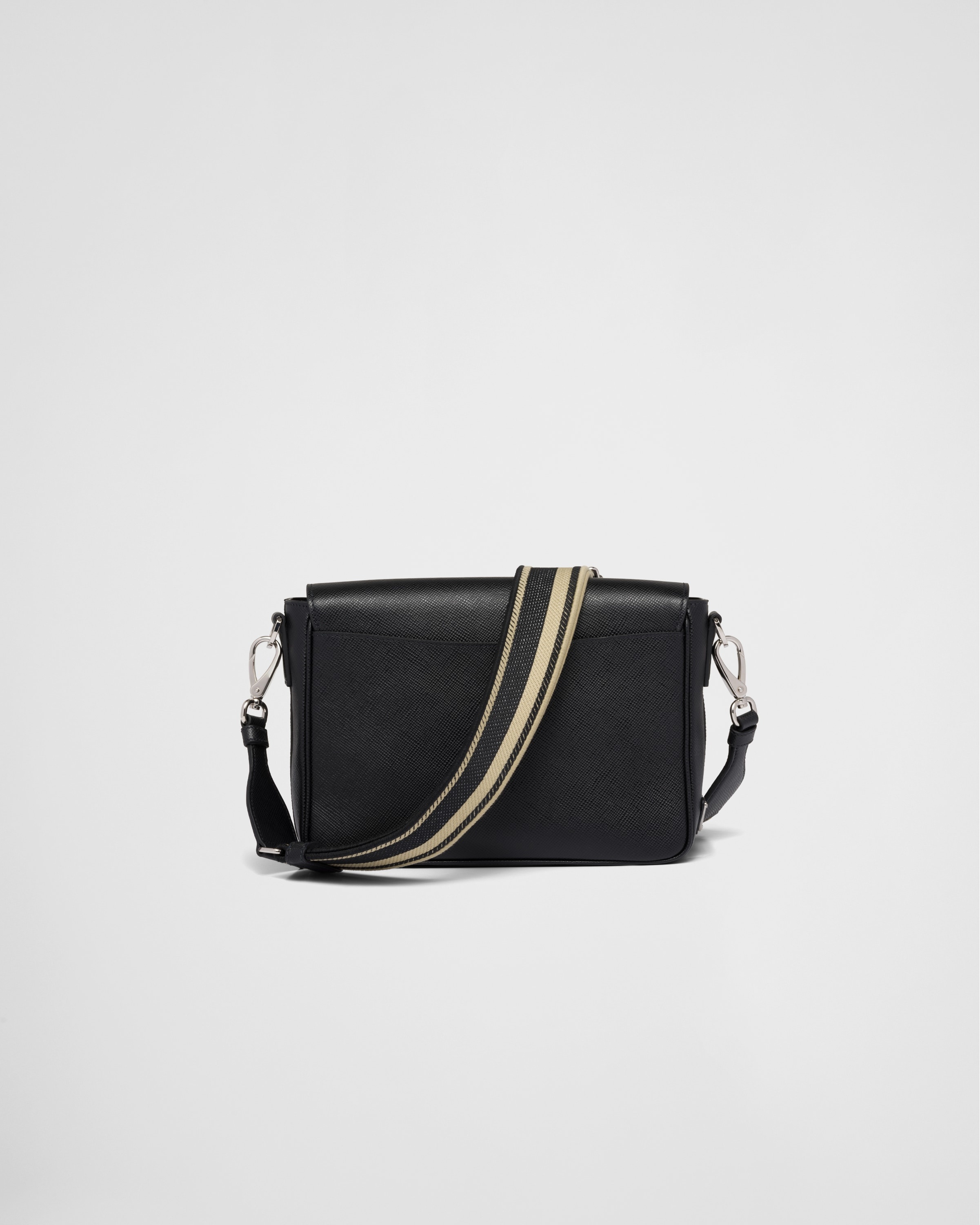 Saffiano leather shoulder bag - 4