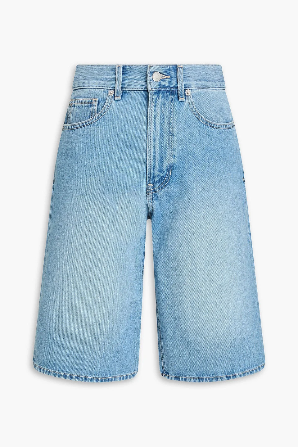 Charlotte faded denim shorts - 1