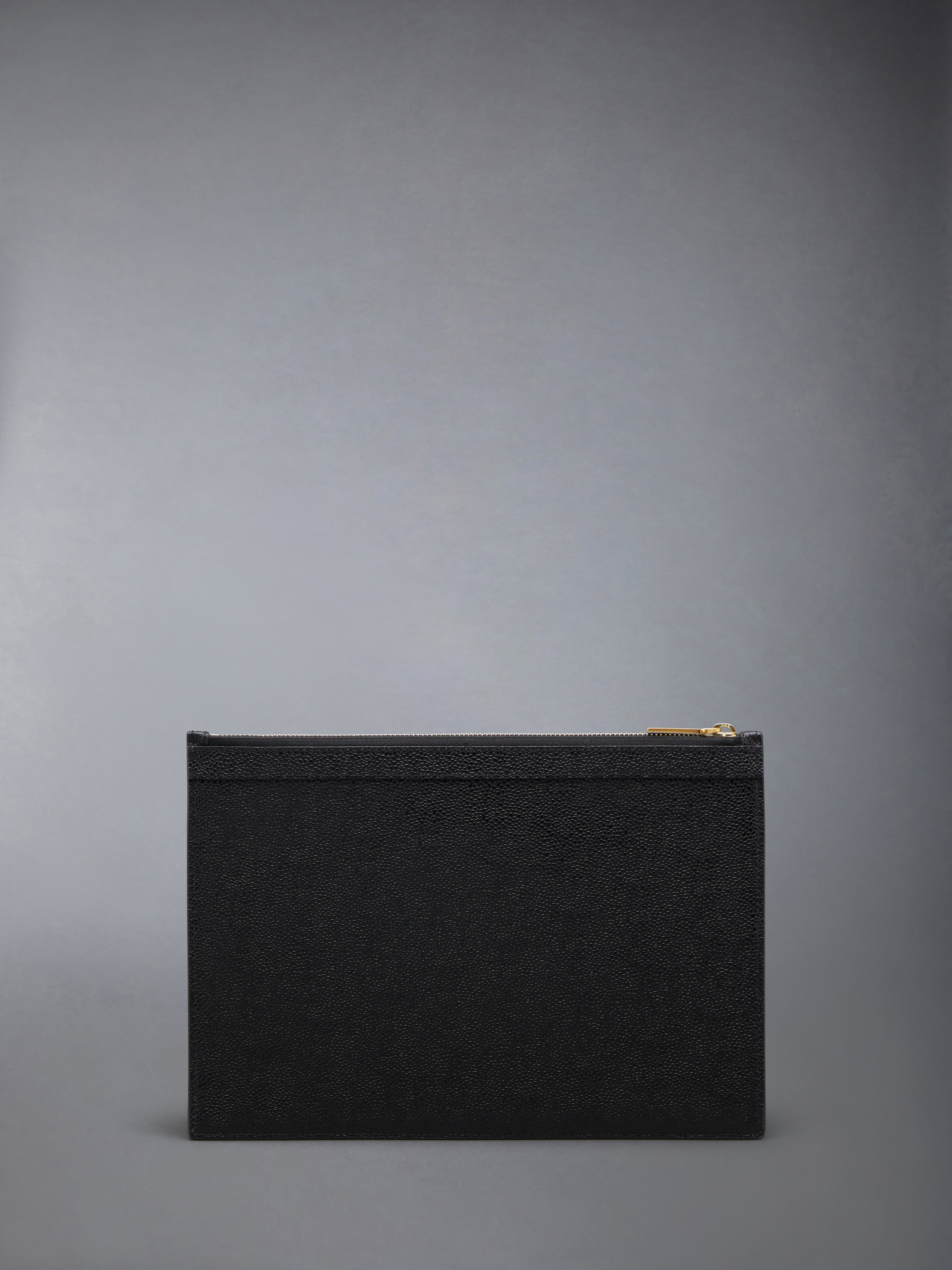 PEBBLE GRAIN SMALL DOCUMENT HOLDER - 2
