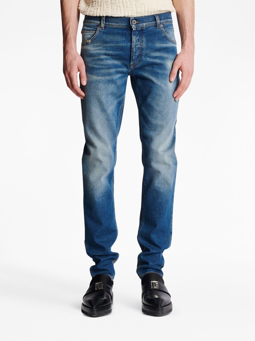 mid-rise slim-fit jeans - 5