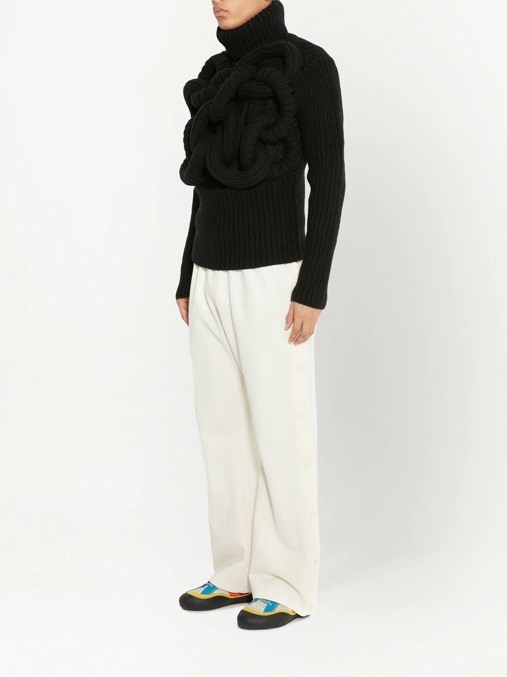 long-sleeve roll-neck jumper - 2