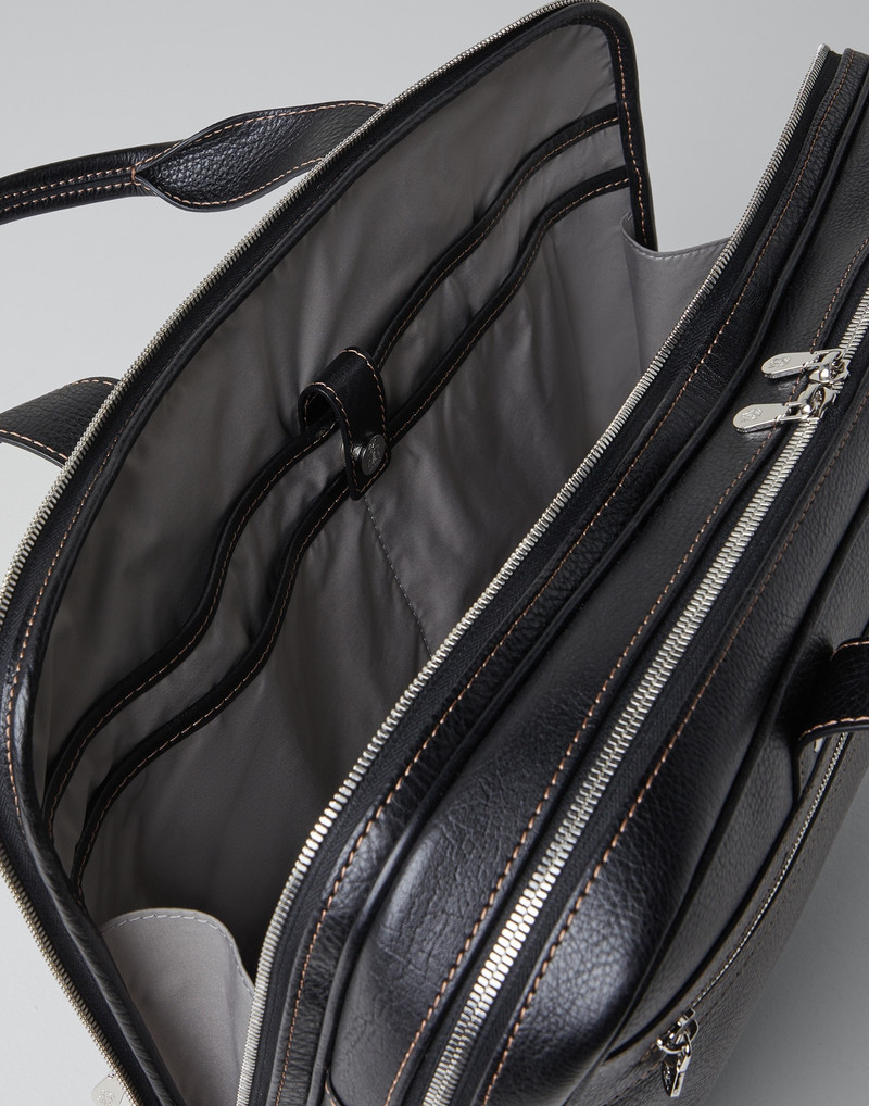 Grained calfskin briefcase 5