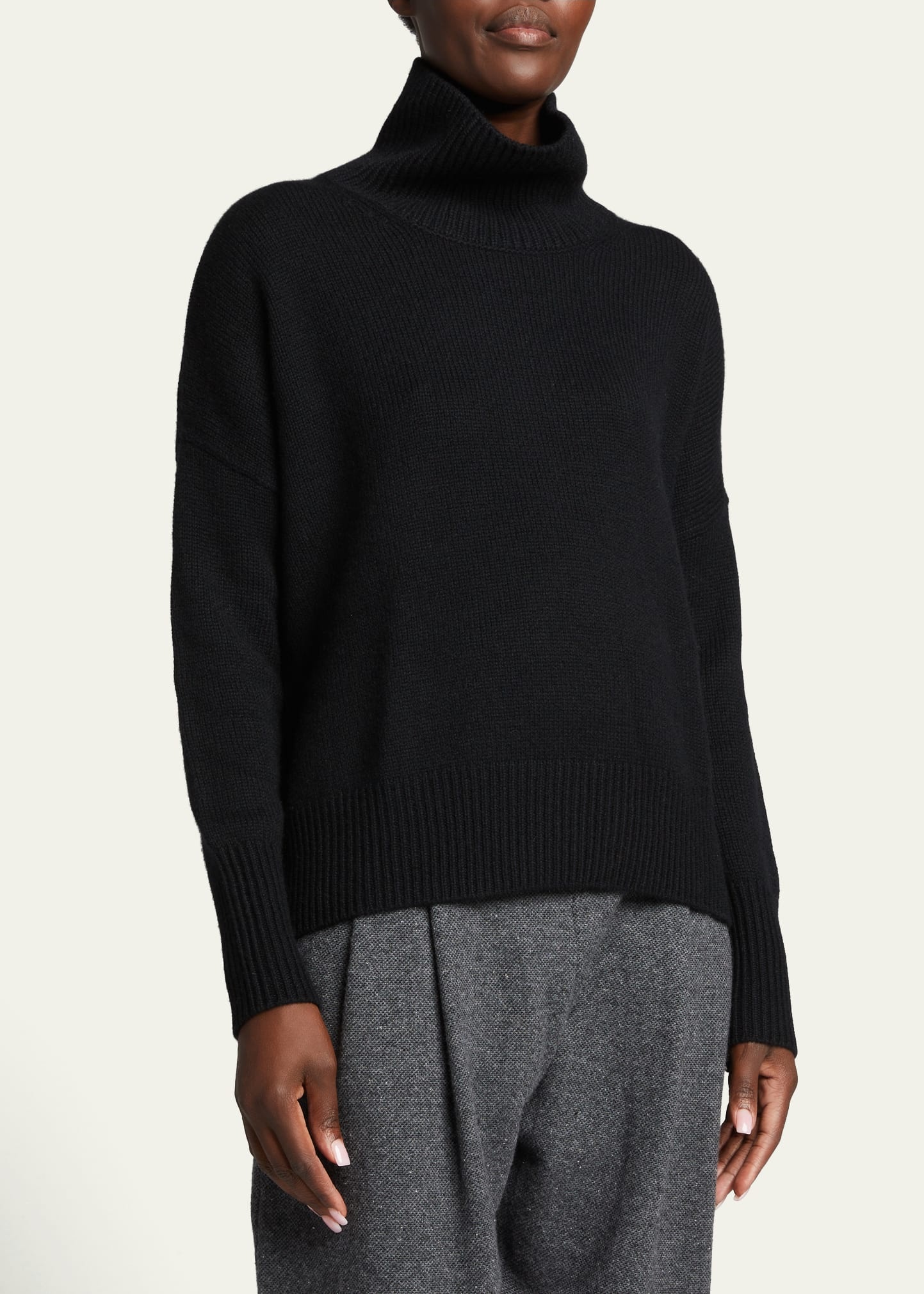 Heidi Cashmere Turtleneck Sweater - 4