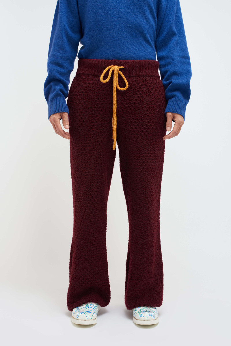 The Elder Statesman SCALLOP KNIT LOUNGE PANT outlook