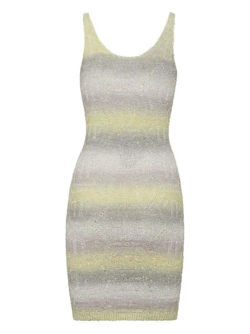 PHILIPP PLEIN striped mini dress outlook