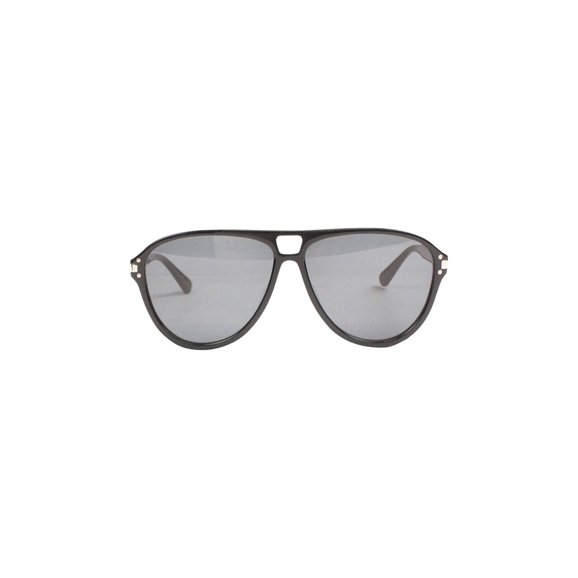 Amiri Aviator Logo Sunglasses 'Black' 1