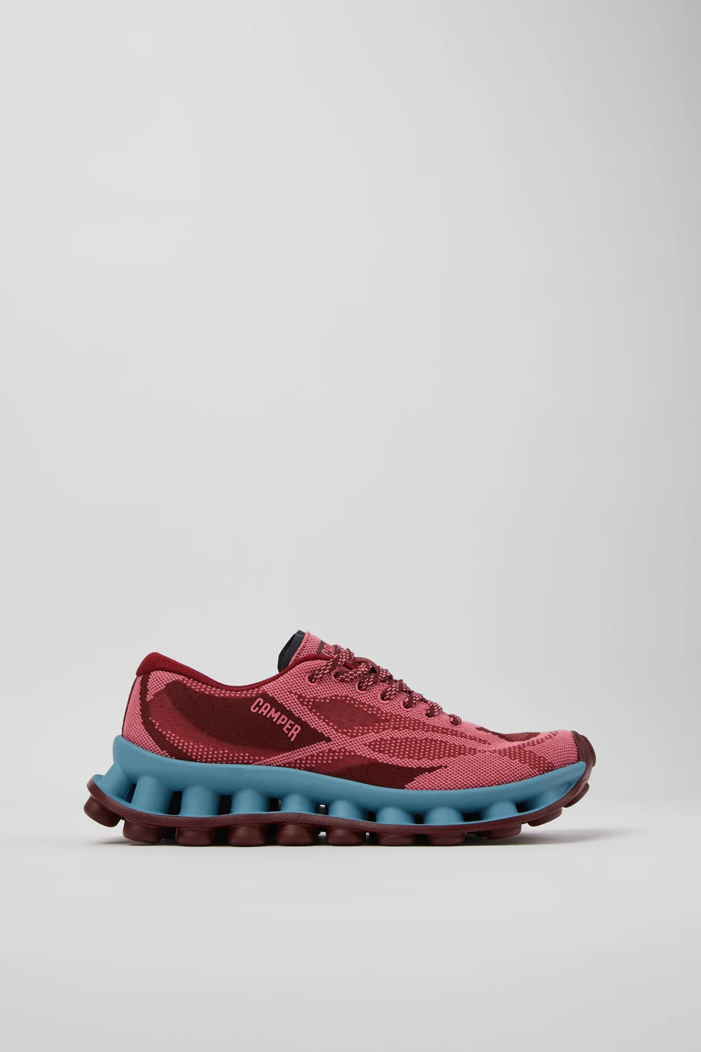 Pelotissima Burgundy Recycled PET Sneakers for Women. - 1