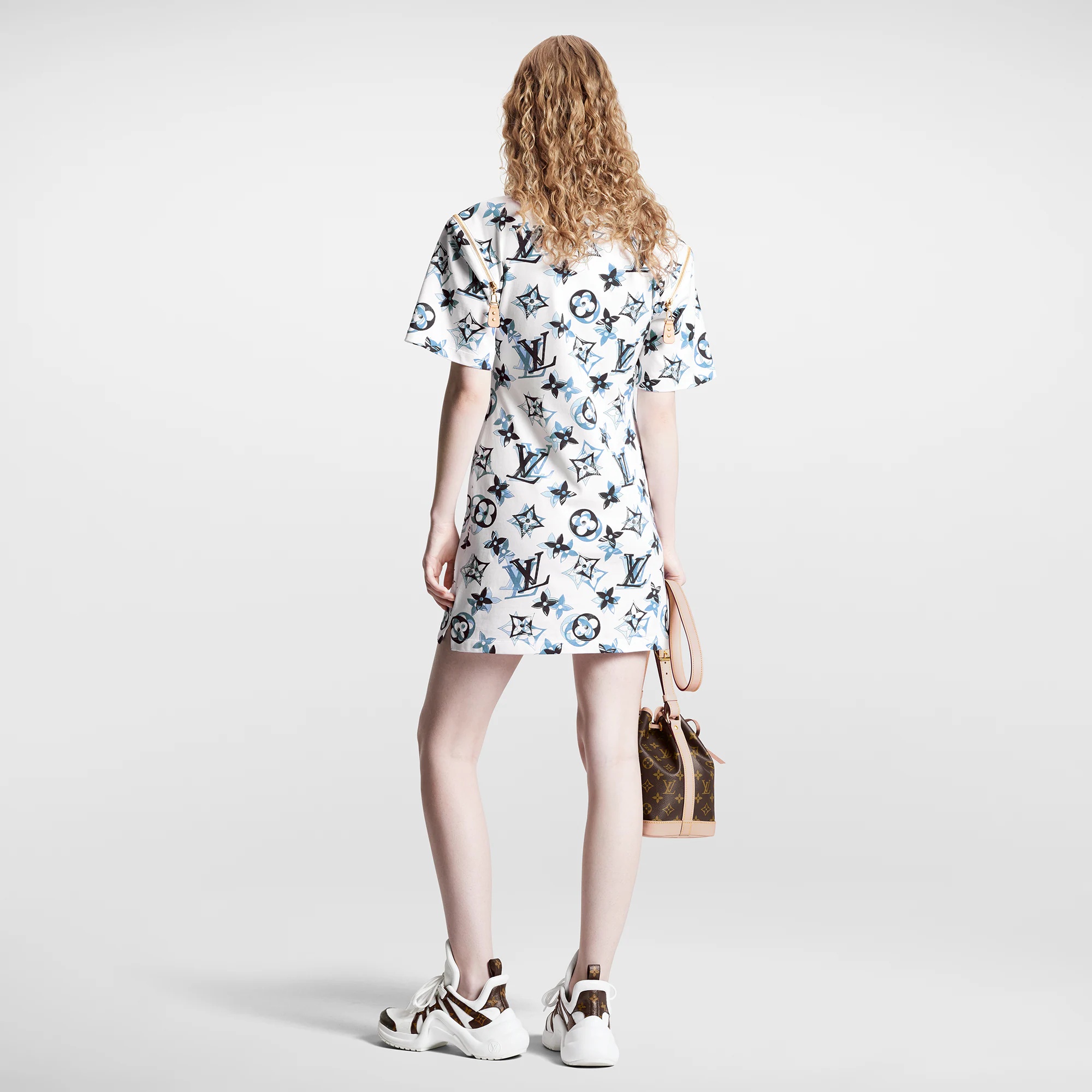 3D Mahina Monogram T-Shirt Dress - 3
