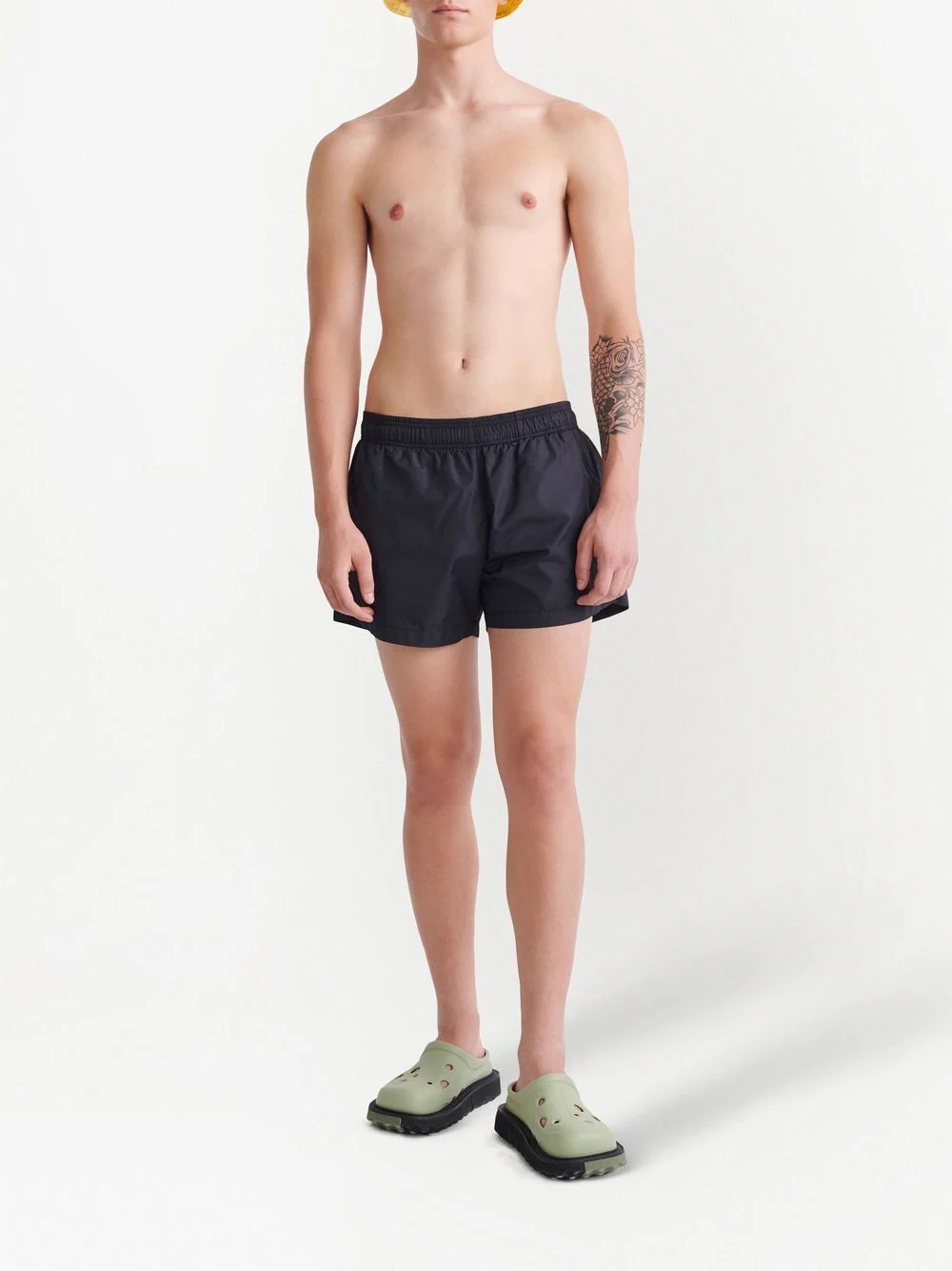 FF BLUR SWIMSHORTS BLACK WHITE - 2