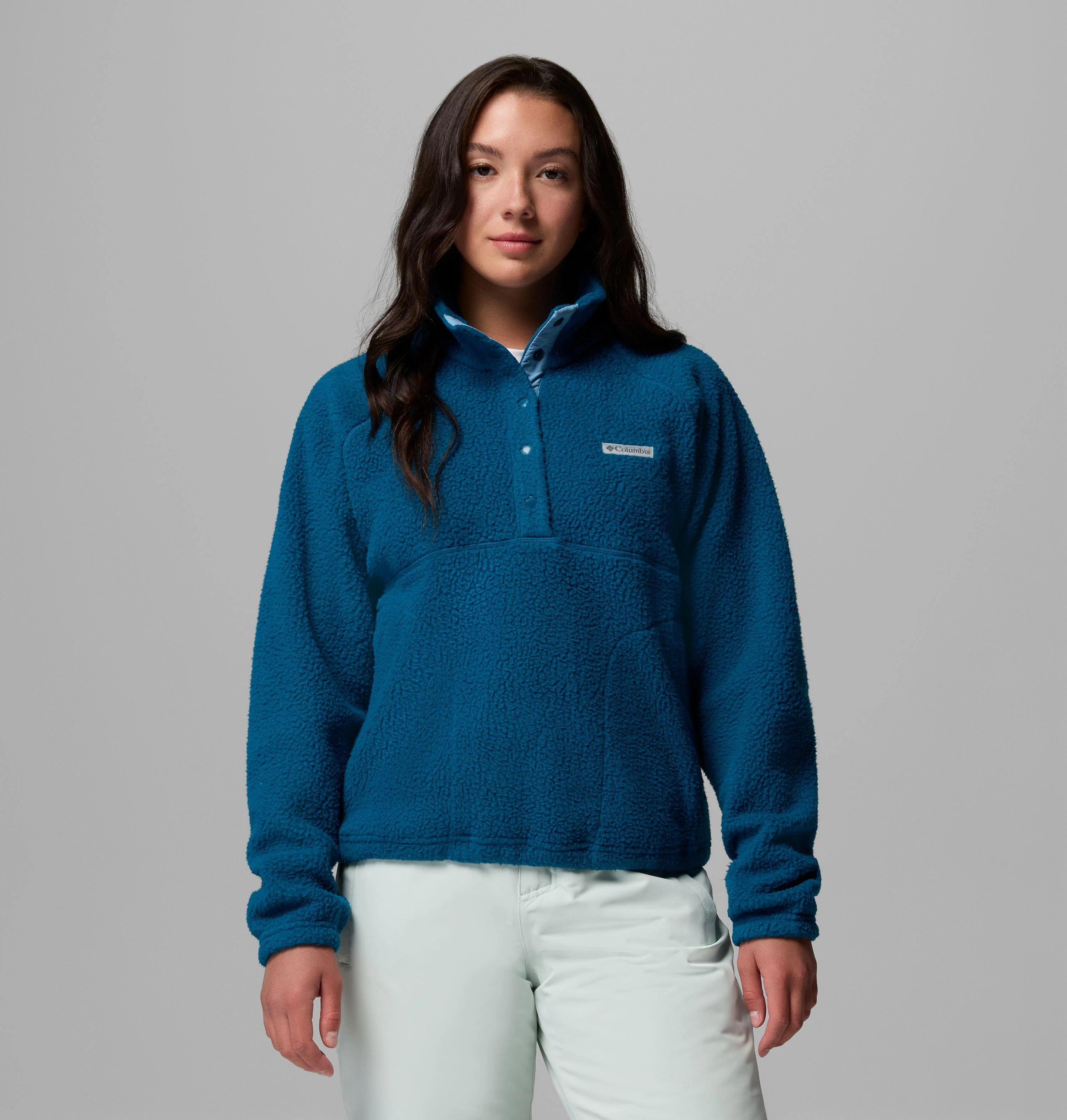Women's Jasper Ridge Pebbled Fleece Half Snap - 1