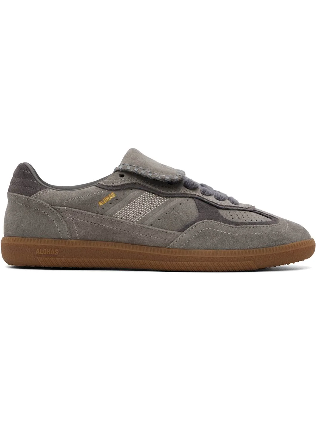 Gray Tb.490 Club Suede Leather Sneakers - 1