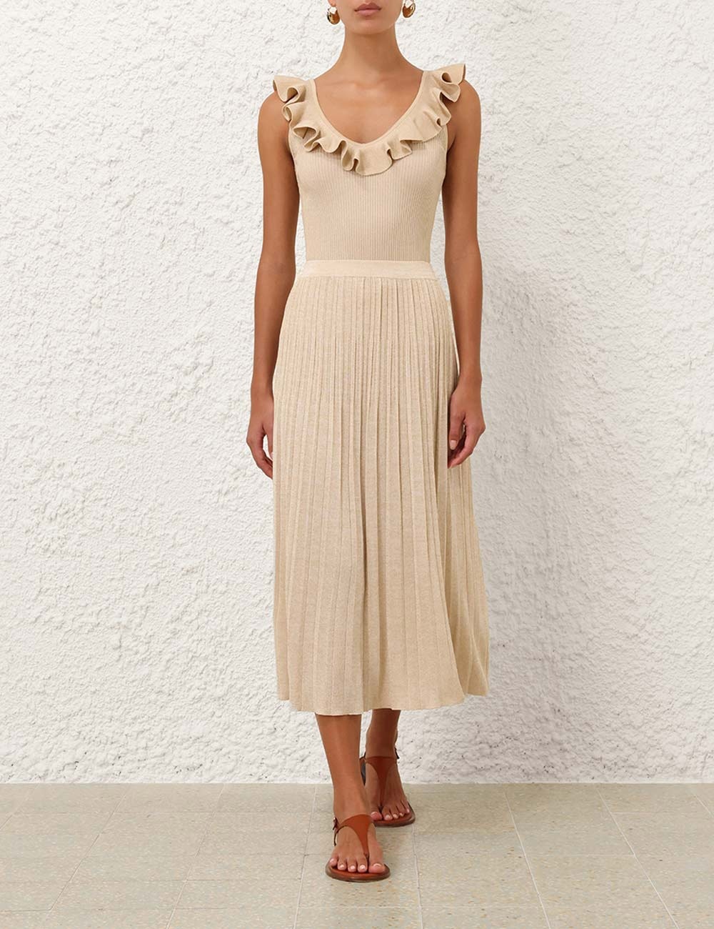 RHIANNON RIB MIDI SKIRT - 2
