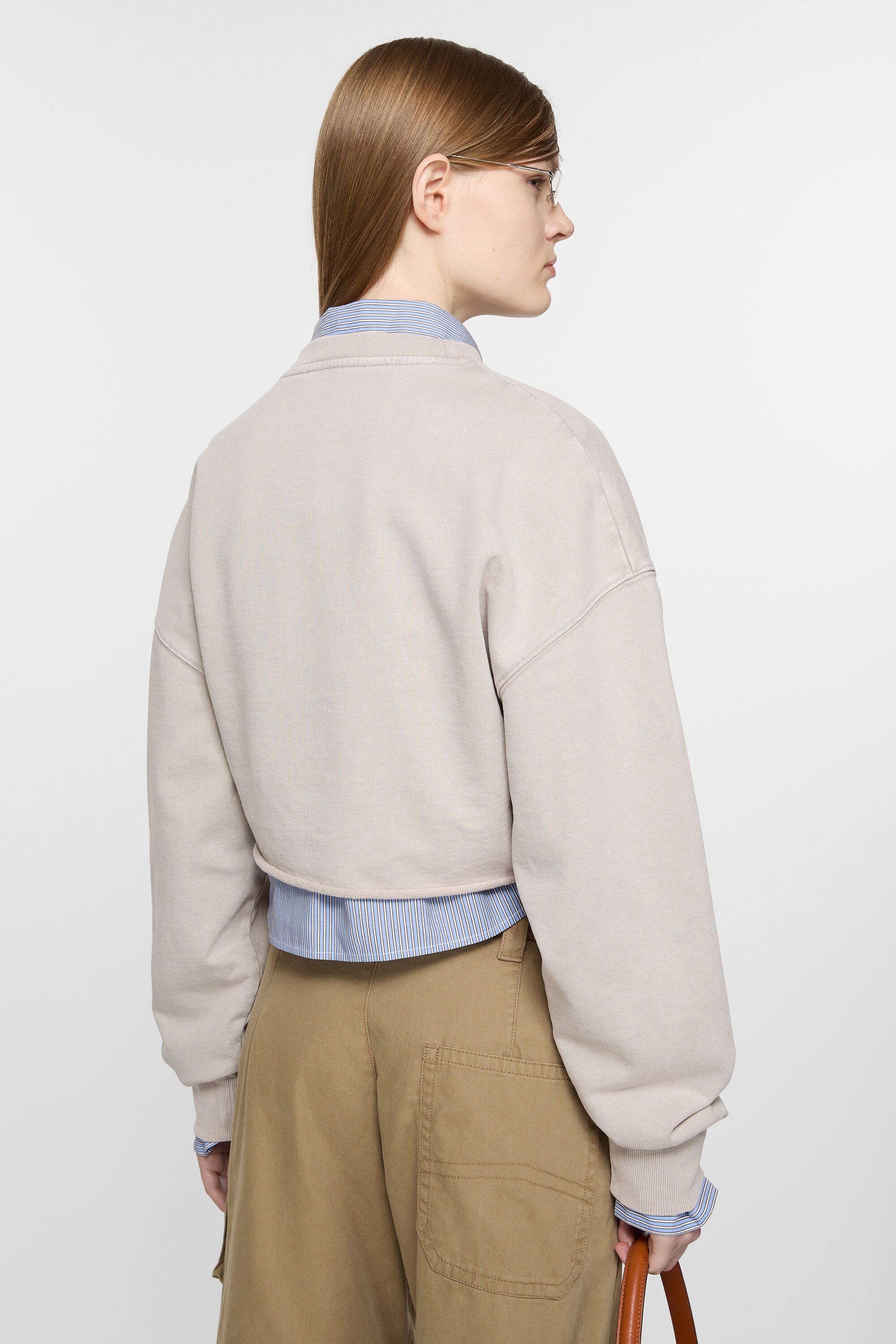 Logo sweater - Mauve Grey - 3