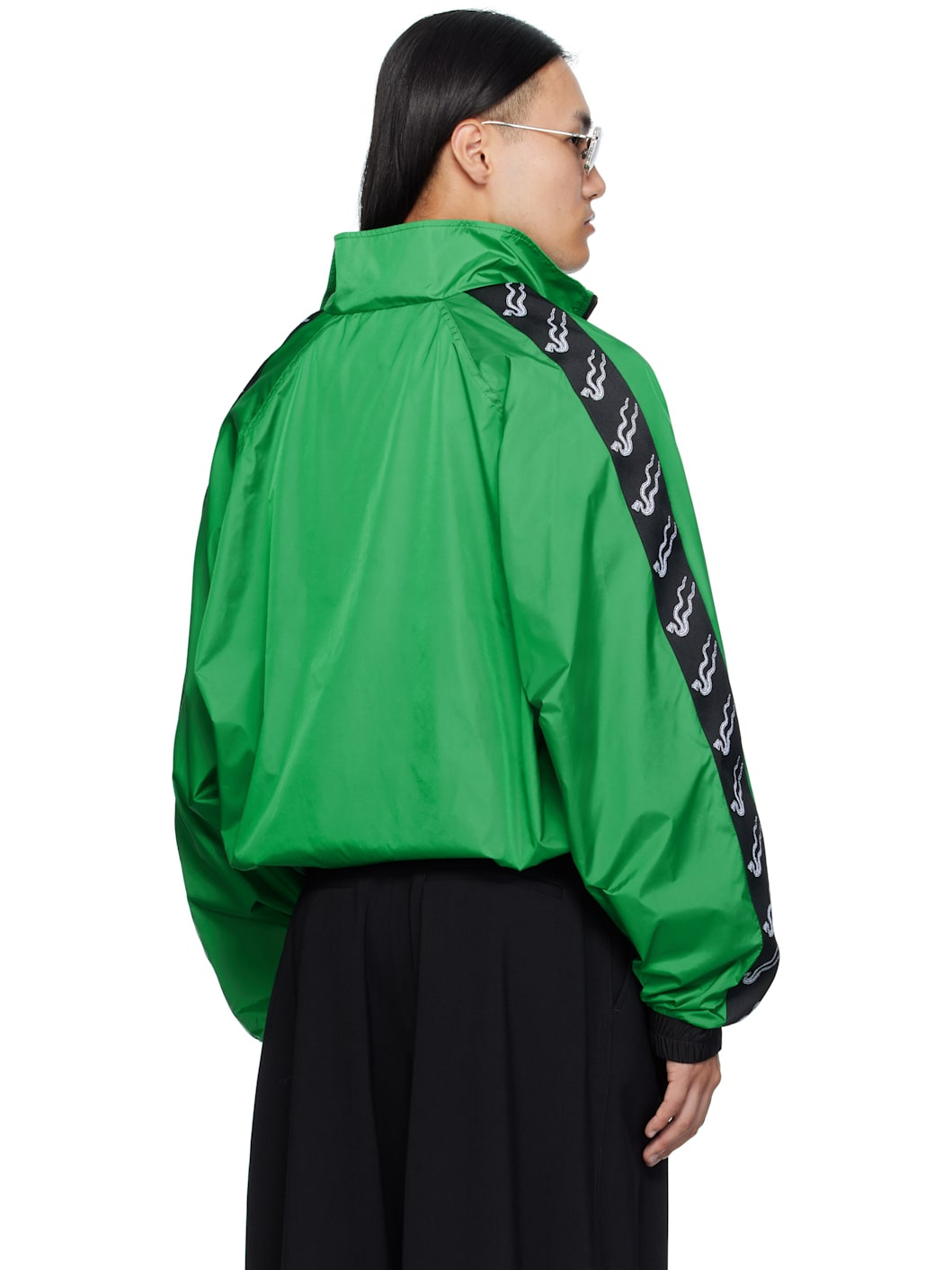 Green L-D Windbreaker Jacket - 3