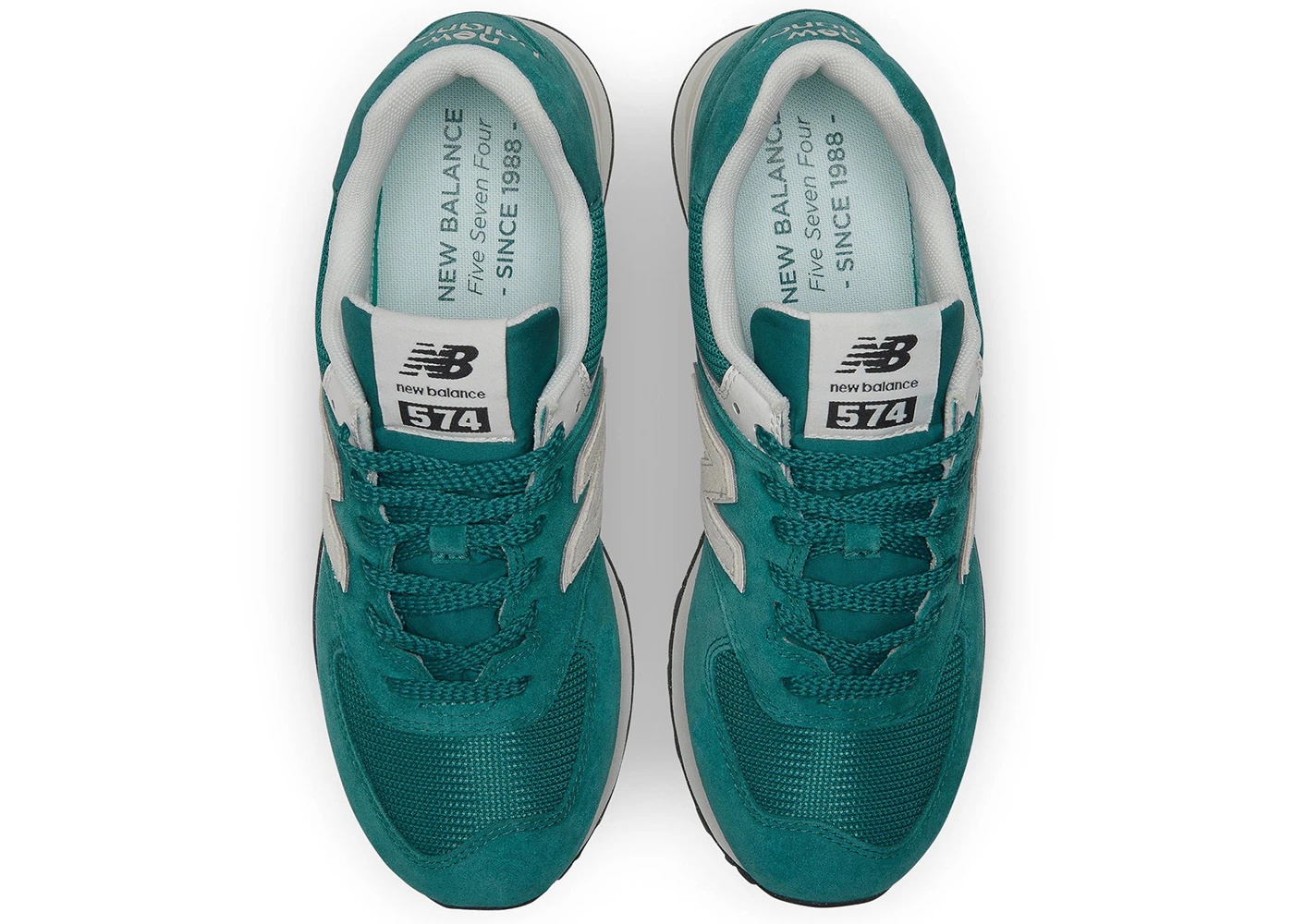 New Balance 574 Green Off White - 3