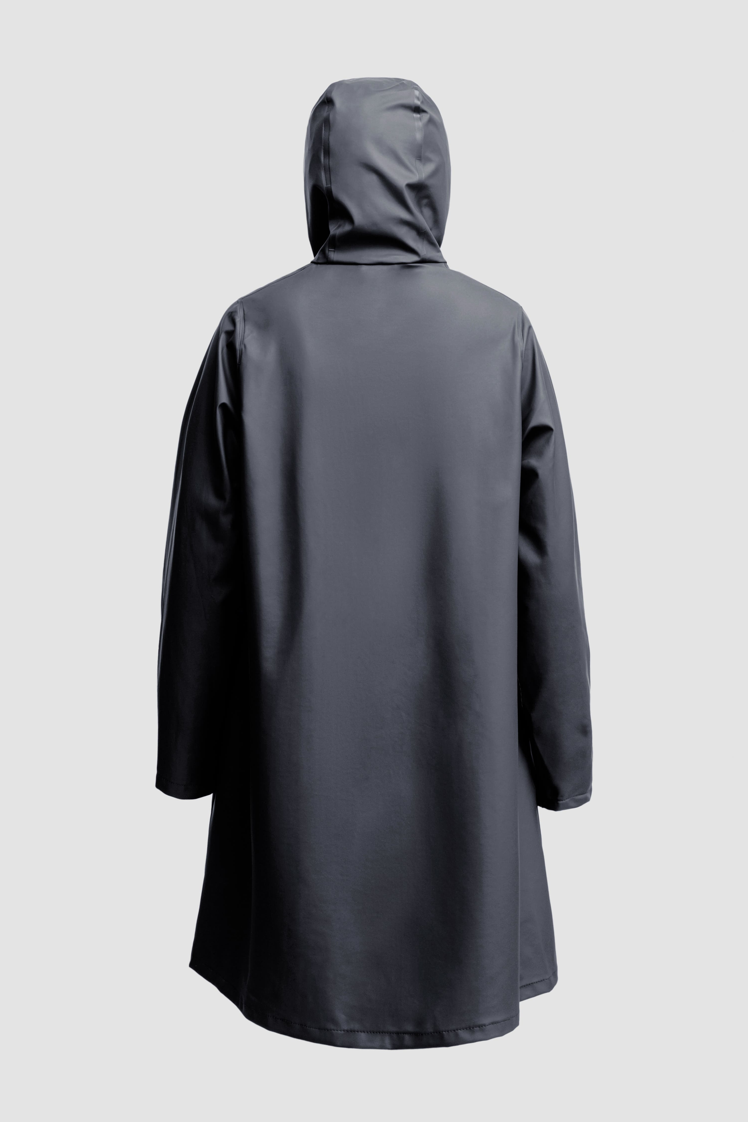 Stutterheim Mosebacke Lightweight Raincoat in Charcoal at Nordstrom - 5