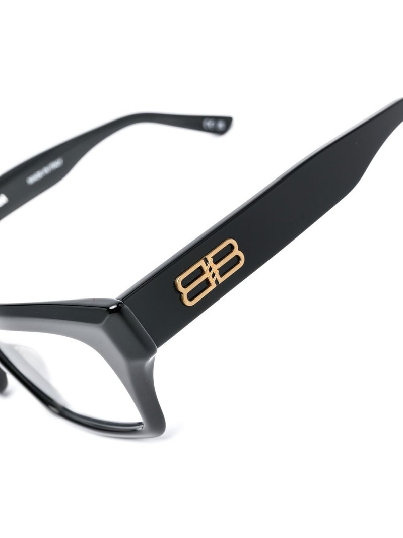 logo-plaque square-frame glasses 3