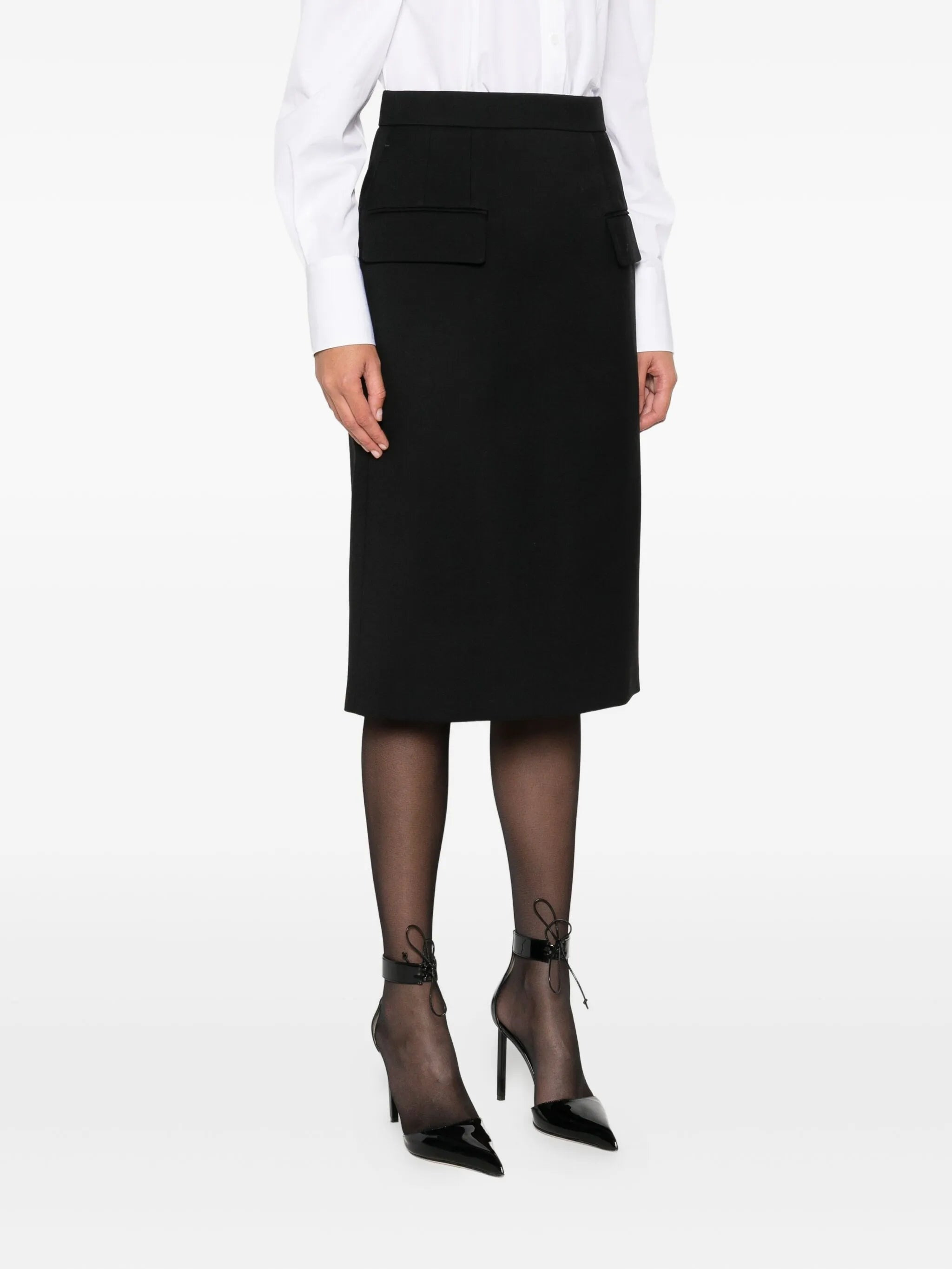 pocket-detail skirt - 3