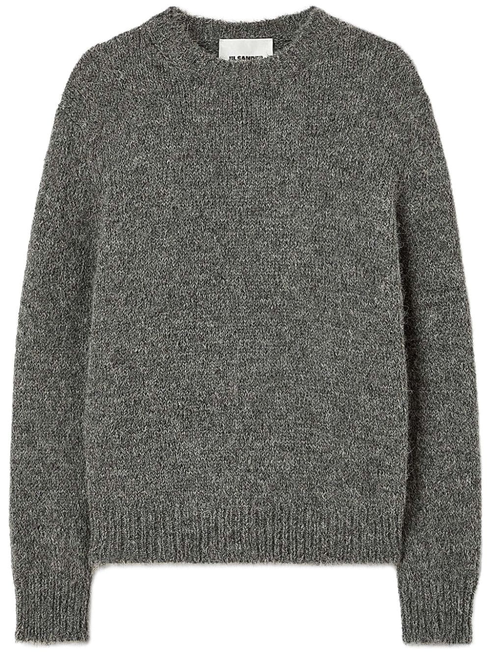 crew-neck wool jumper - 1