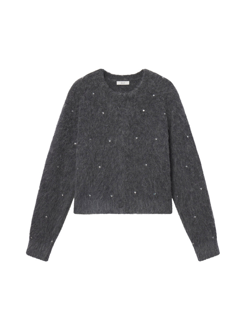 Lainie Embellished Brushed Alpaca Cardigan 1