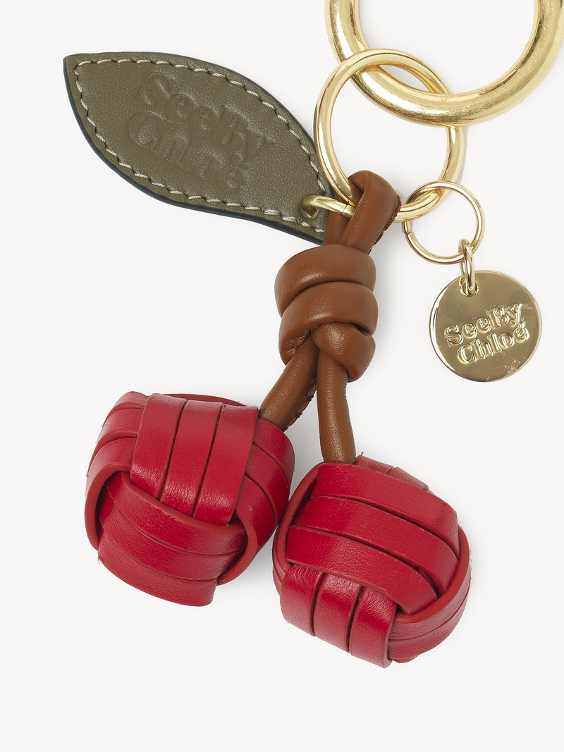 See by Chloé MY SBC CHERRY WOVEN KEY RING outlook
