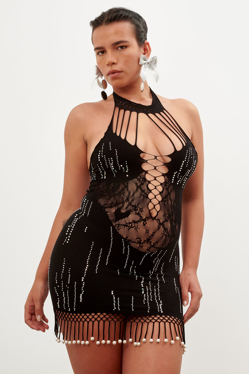 POSEIDON DRESS BLACK 3