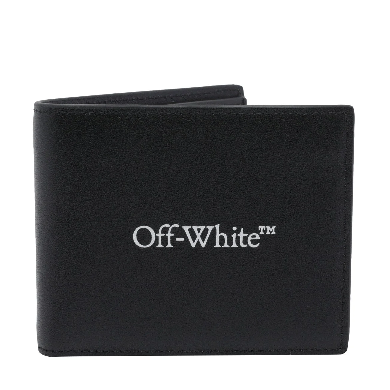 Off White Men Bookish Bifold Logo Wallet - 1