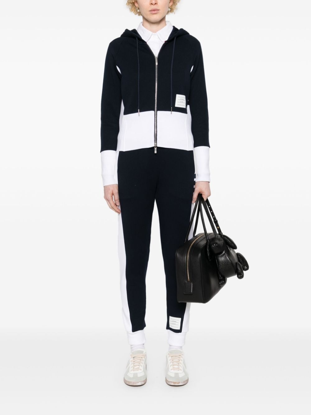 4-Bar cotton hoodie - 2