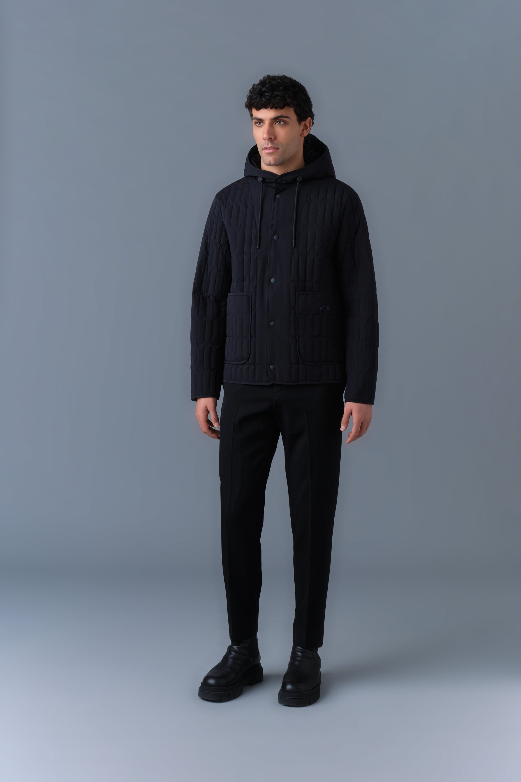 MILES Light Down Vertical Quilted Jacket - 2