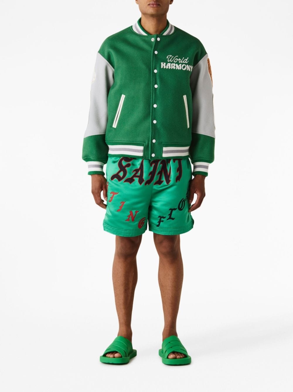 Pigeon Varsity graphic-print bomber jacket - 2
