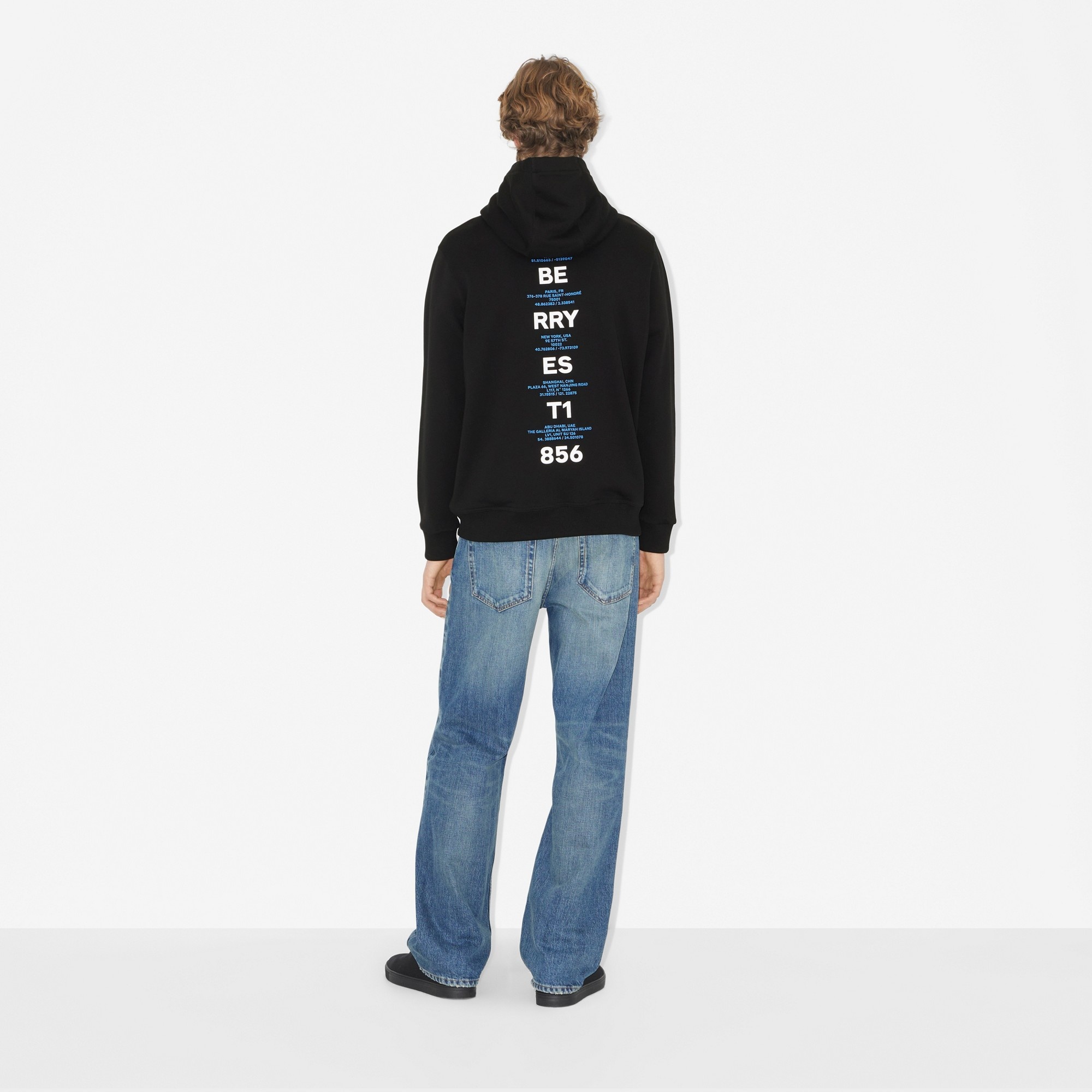 Mod Print Cotton Hoodie - 4