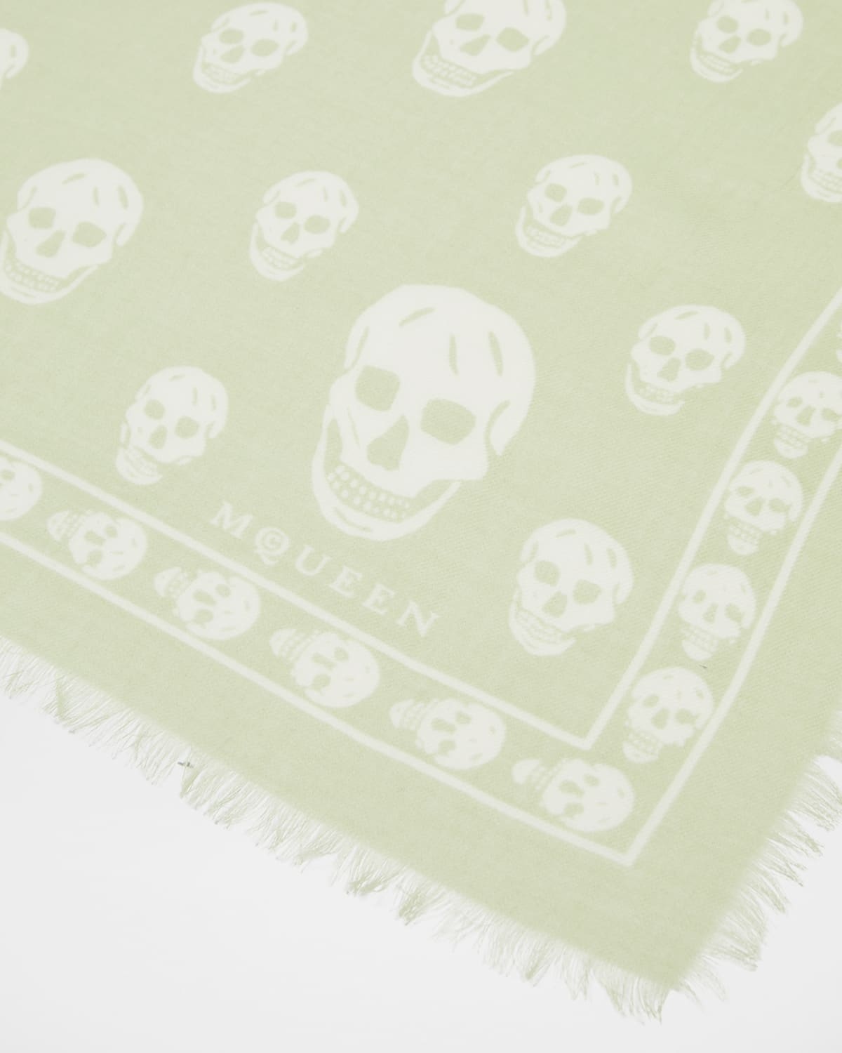 Classic Skull Wool Scarf - 4