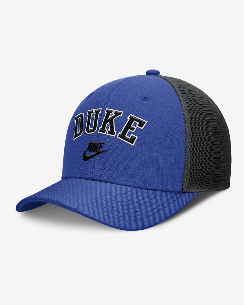Duke Legacy Arch Rise Men's Nike Dri-FIT College Trucker Adjustable Hat 1