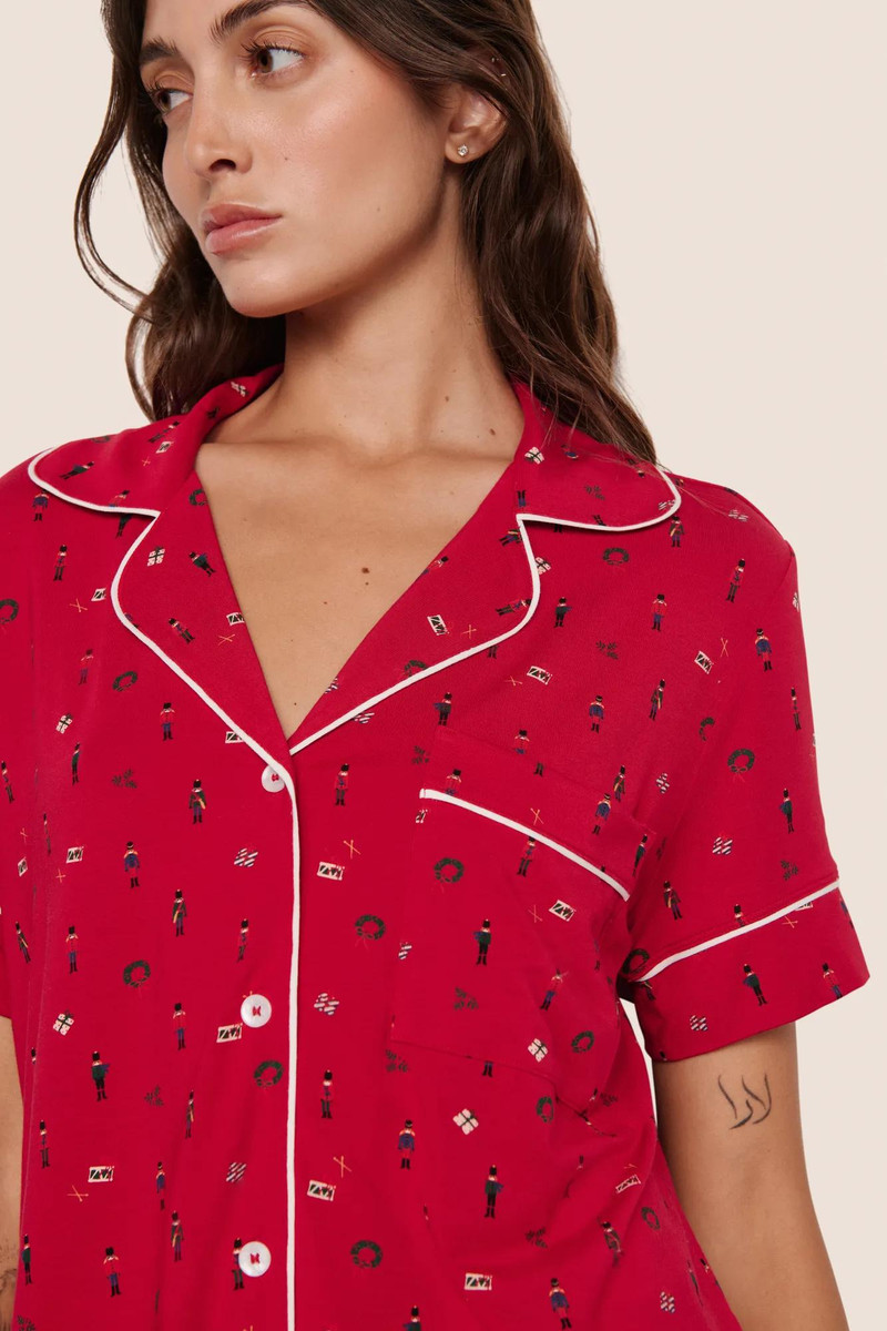 eberjey Gisele Printed TENCEL™ Modal Relaxed Short PJ Set outlook