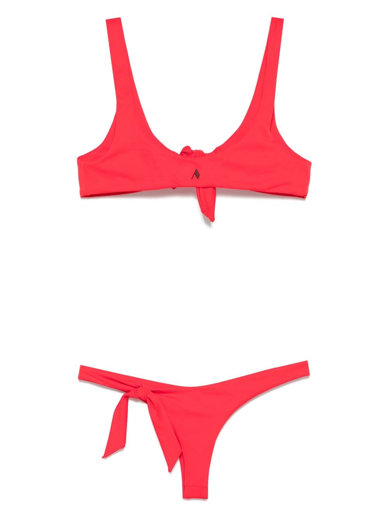 THE ATTICO knot-detailed bikini outlook