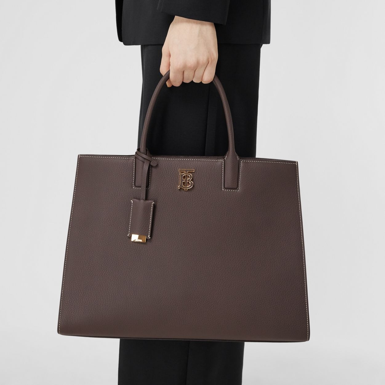 Medium Grainy Leather Frances Bag - 3