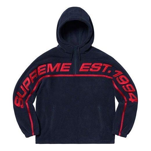 Supreme FW19 Week 15 Polartec Half Zip Hooded Sweatshirt SUP-FW19-10768 - 1