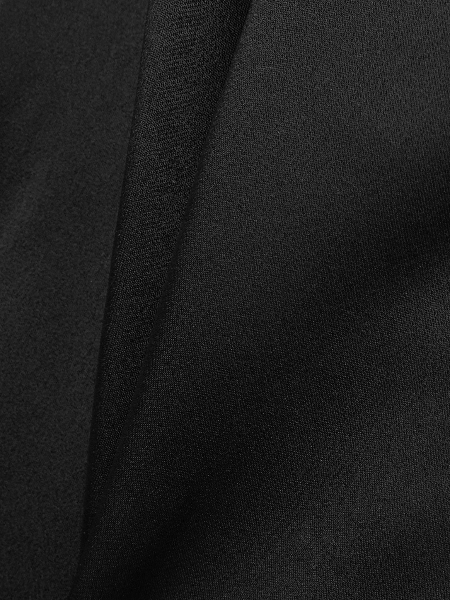 Daria satin-crepe turtleneck mini dress Black - 4