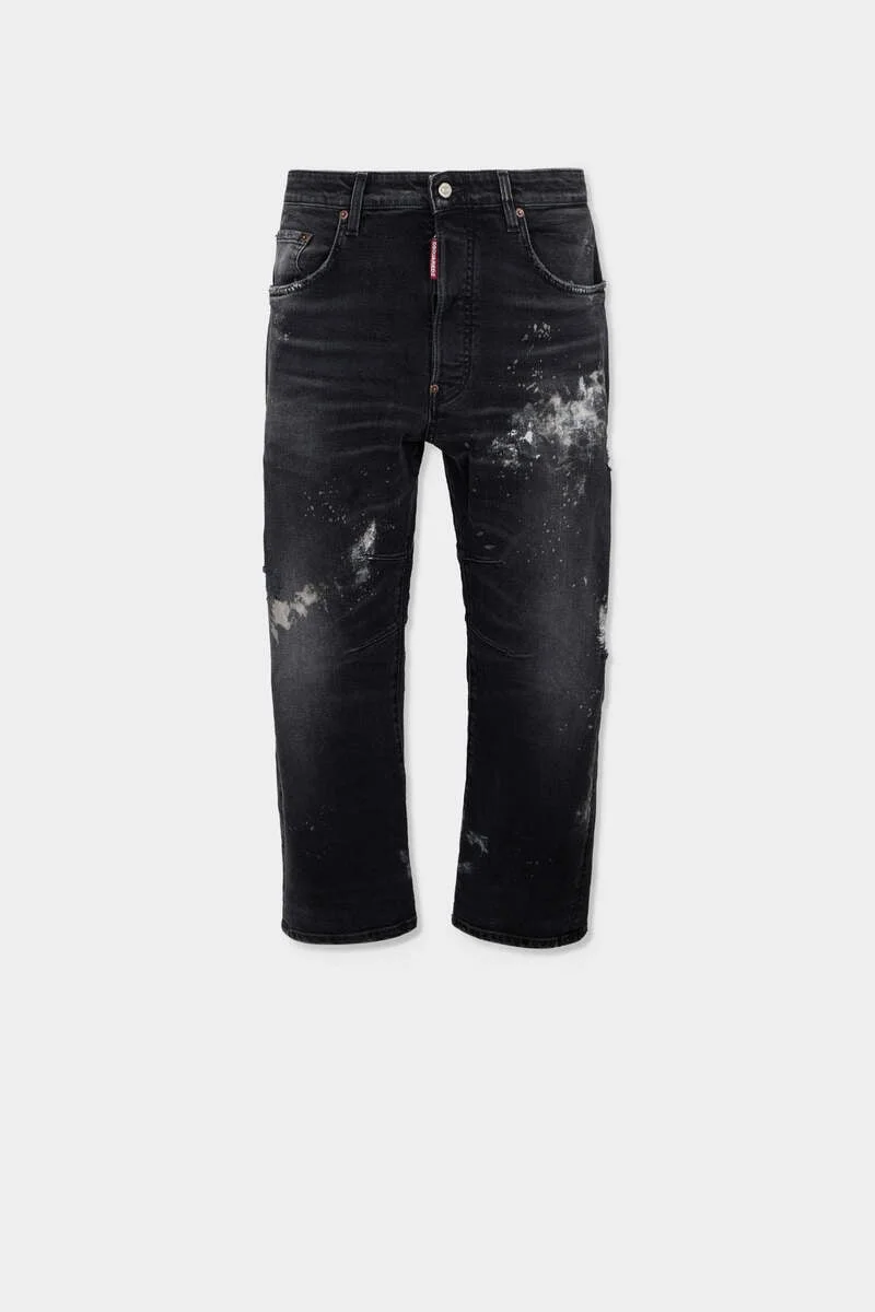 MOLDY PEACHES BLACK KAWAII JEANS - 1