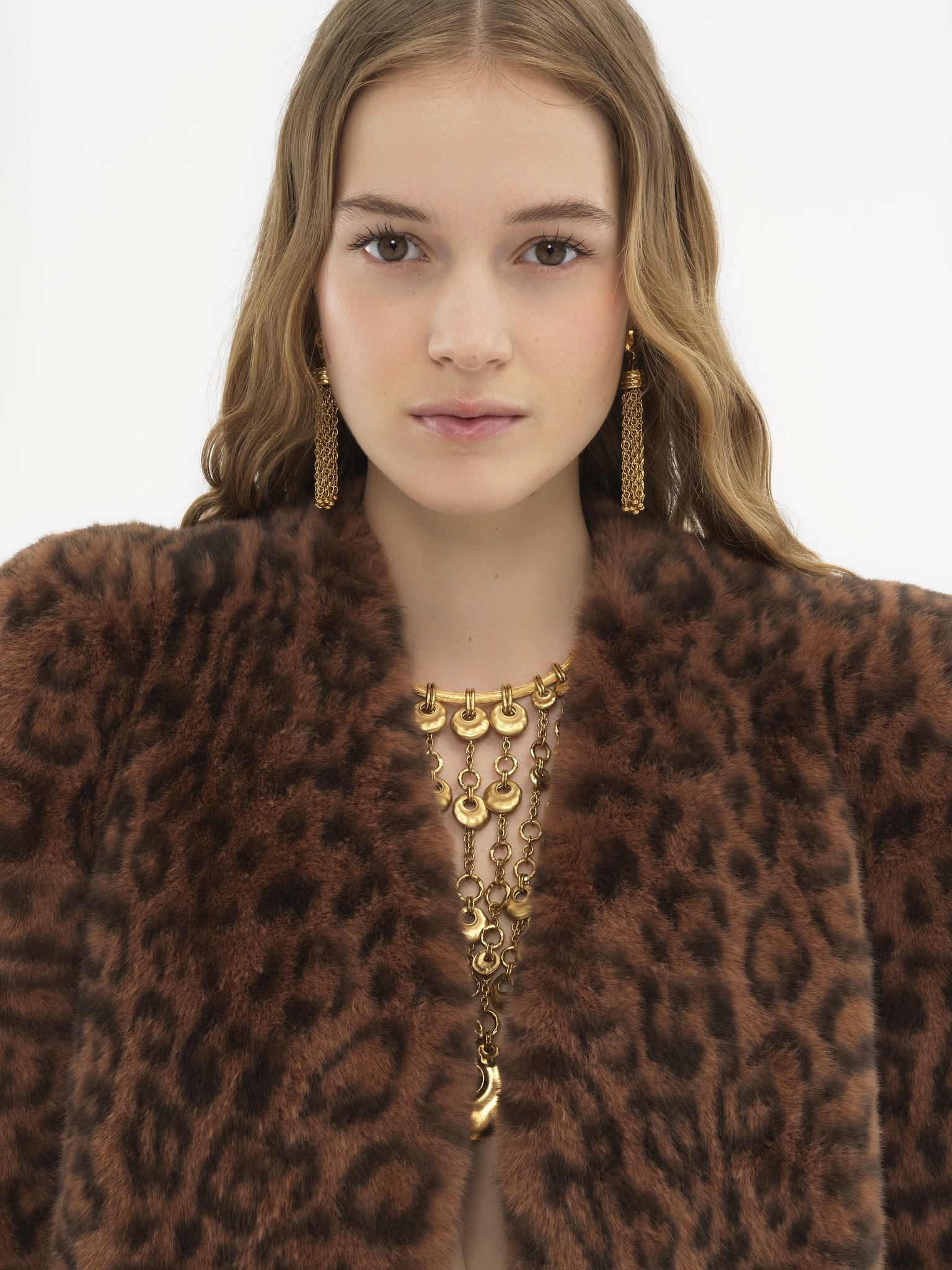 BOXY JACKET IN FAUX FUR - 6