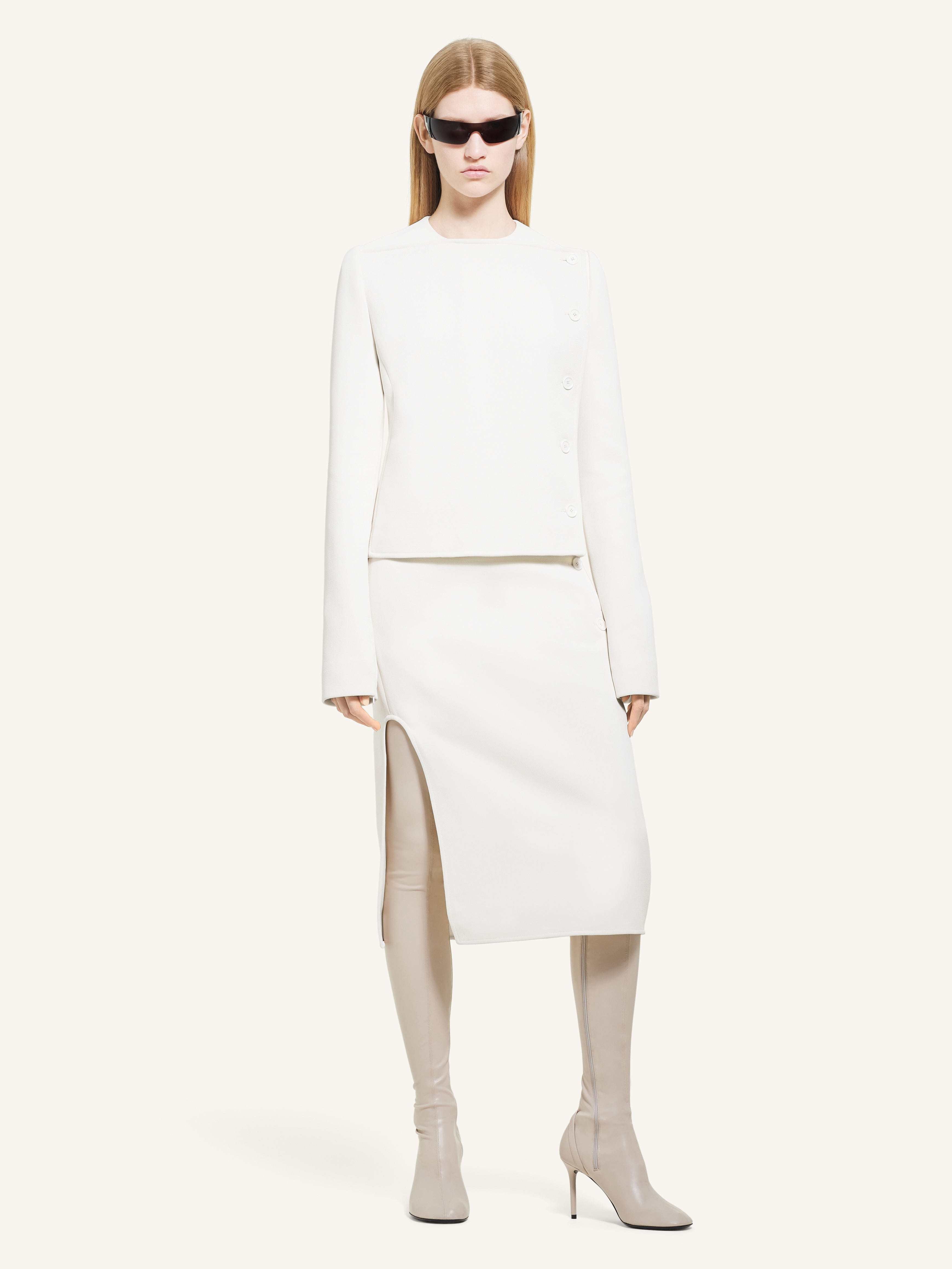 BUTTONED TAILORED JACKET - 2