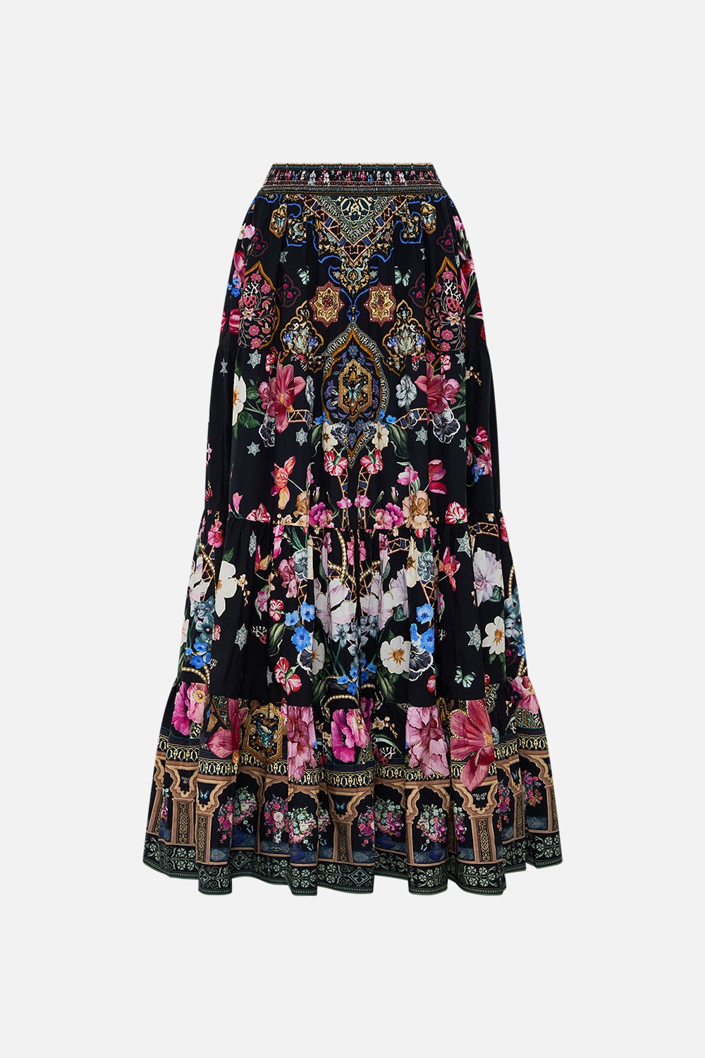 TIERED MAXI SKIRT - 8