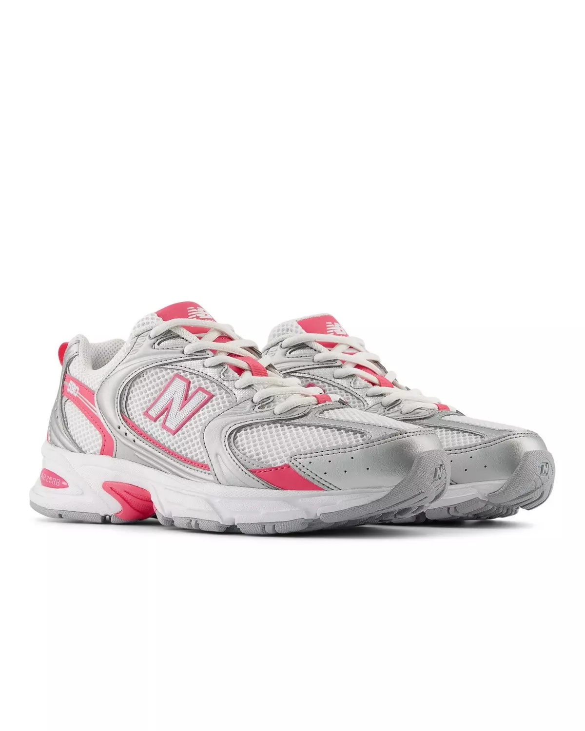 530 "White/Pink/Silver" Unisex Shoe - 5