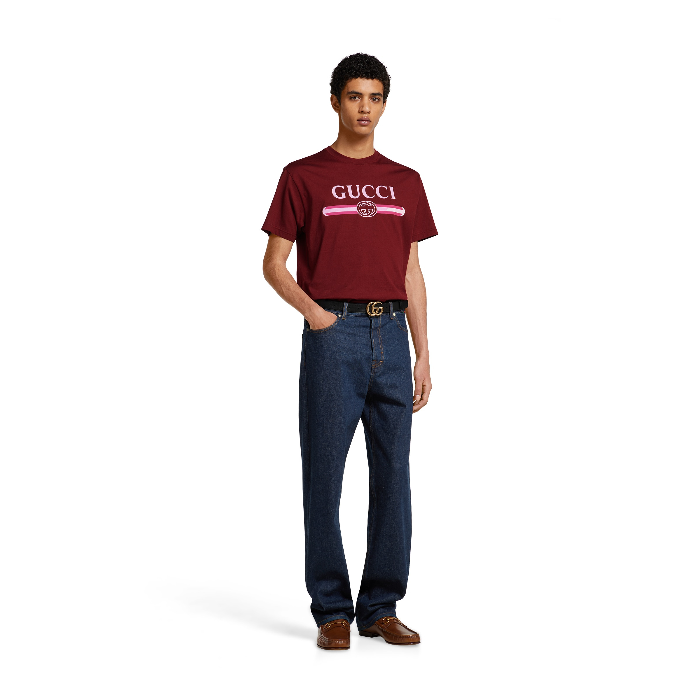 Cotton jersey T-shirt with print - 2