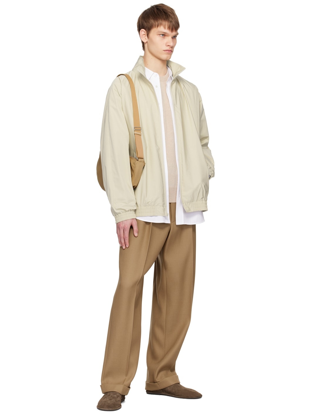 Tan Slouchy Banana Two Bag - 4